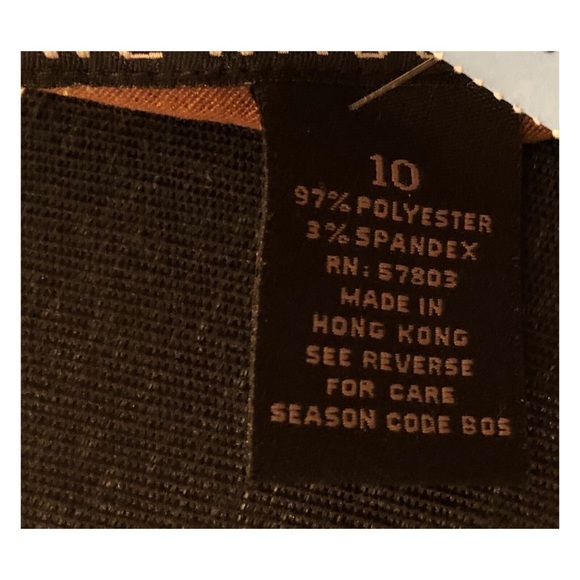 Brown Button Down Vintage NORTON PETITE MCNAUGHTON - Picture 7 of 8